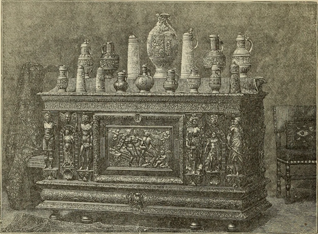 An illustration from Art decoration applied to furniture, 1877, leaf 65