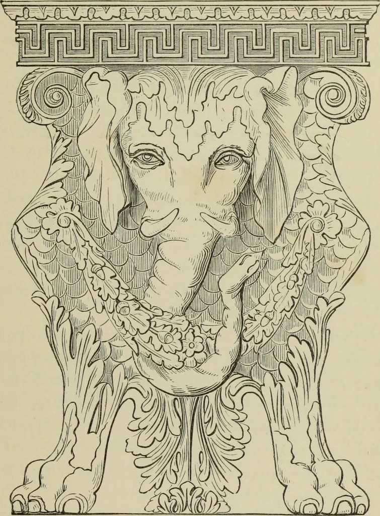 An illustration from Art decoration applied to furniture, 1877, leaf 74