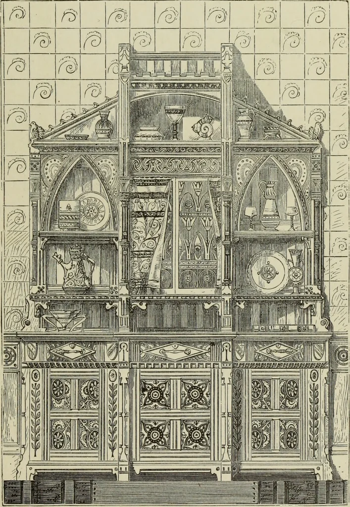An illustration from Art decoration applied to furniture, 1877, leaf 88