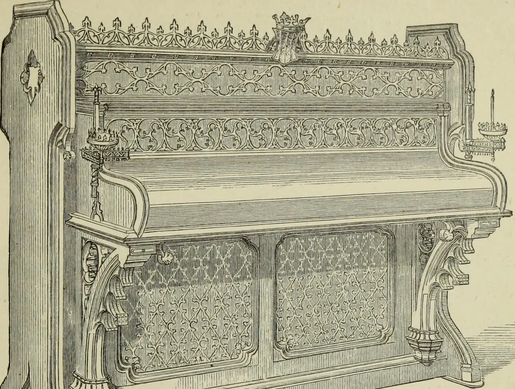 An illustration from Art decoration applied to furniture, 1877, leaf 90