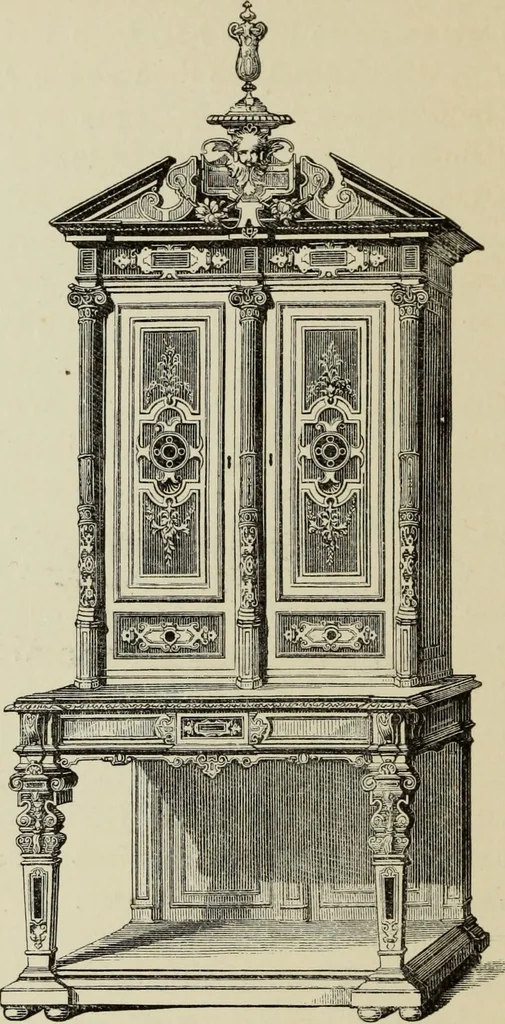 An illustration from Art decoration applied to furniture, 1877, leaf 99