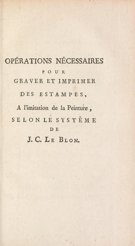 An illustration from L'art d'imprimer les tableaux : traité d'après les ecrits, les opérations & les instructions verbales, 1756, leaf 81
