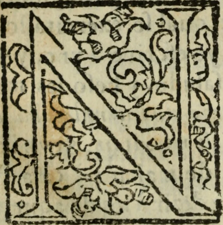 An illustration from Arte de la lengua mexicana con la declaración de las adverbios della.., 1645, leaf 101