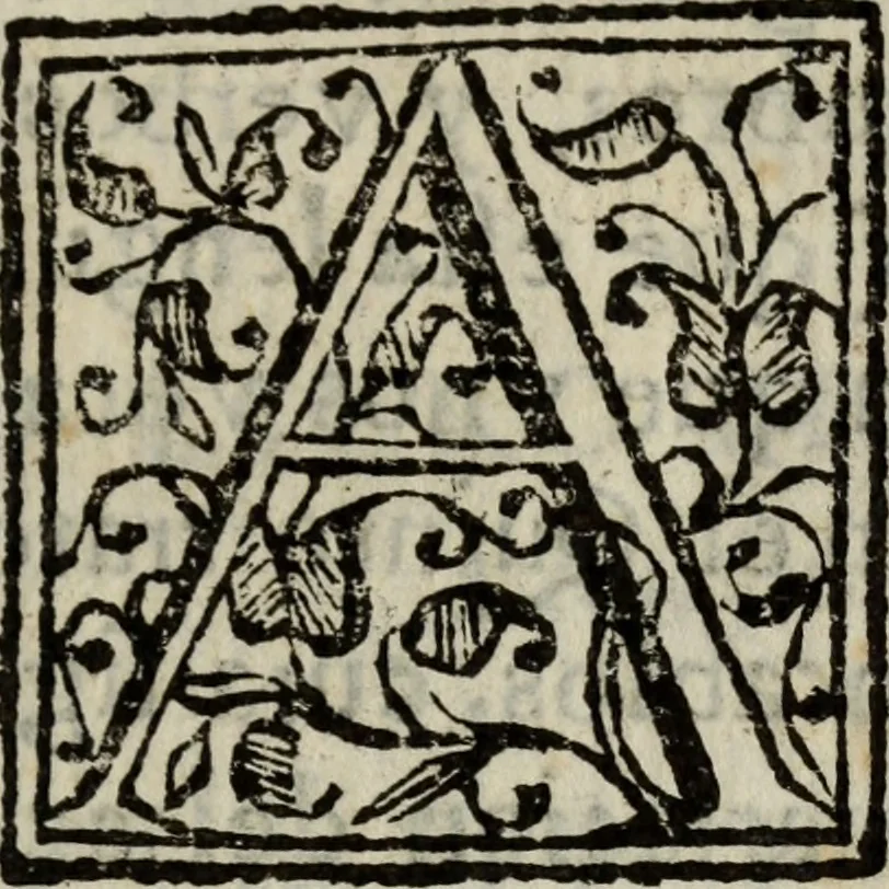 An illustration from Arte de la lengua mexicana con la declaración de las adverbios della.., 1645, leaf 14