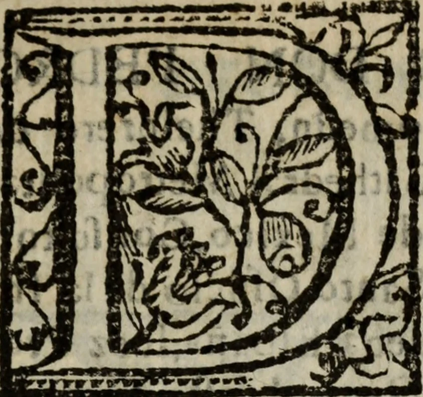 An illustration from Arte de la lengua mexicana con la declaración de las adverbios della.., 1645, leaf 6