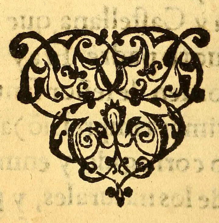 An illustration from Arte dela lengua mexicana y castellana,, 1576, leaf 12