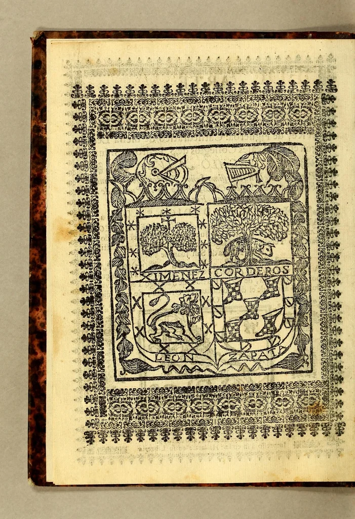 An illustration from Arte de lengua mexicana, 1689, leaf 6
