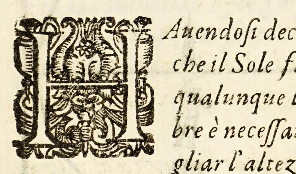 An illustration from Arte del nauigare, 1609, leaf 142
