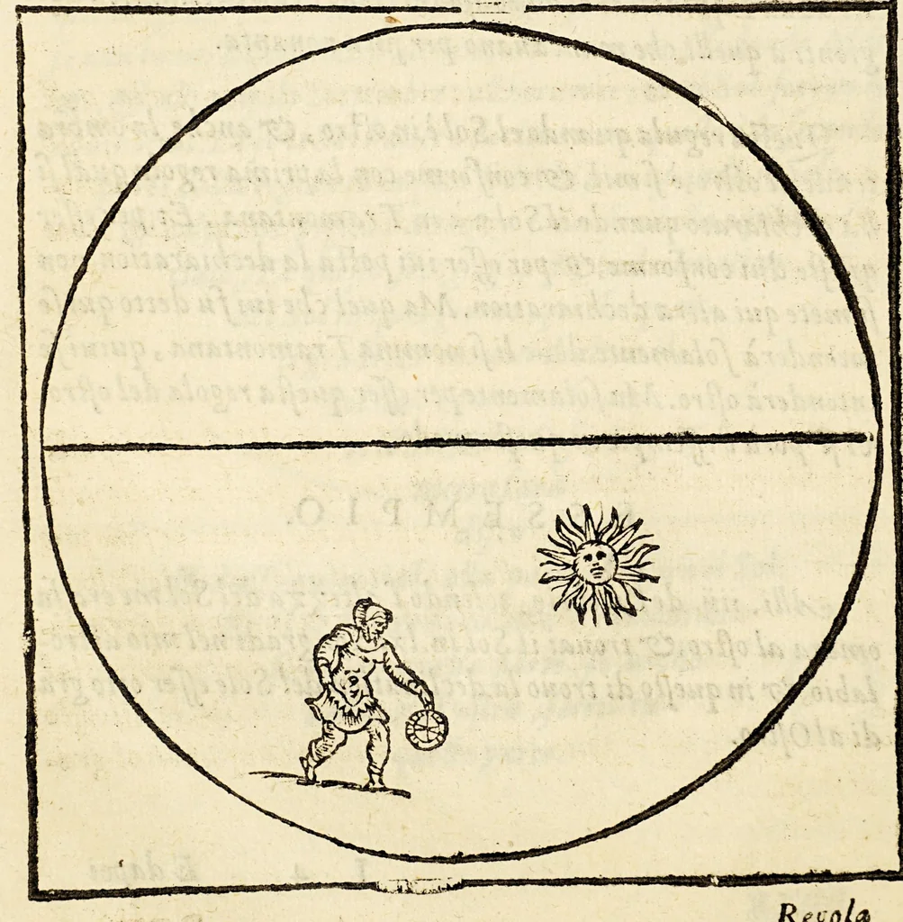 An illustration from Arte del nauigare, 1609, leaf 160