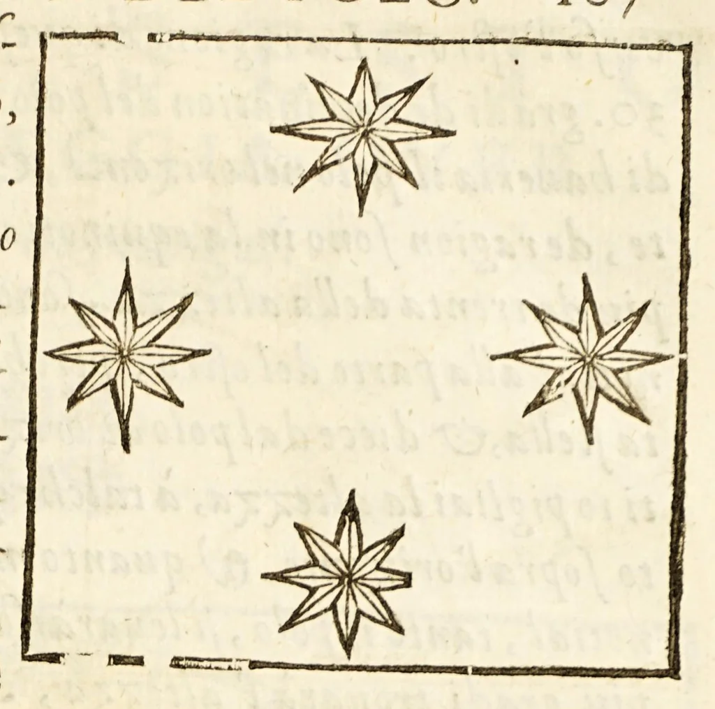 An illustration from Arte del nauigare, 1609, leaf 237