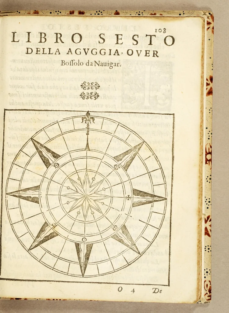 An illustration from Arte del nauigare, 1609, leaf 239