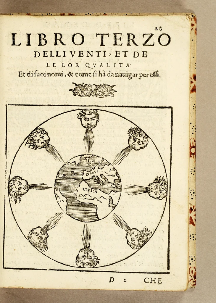 An illustration from Arte del nauigare, 1609, leaf 75