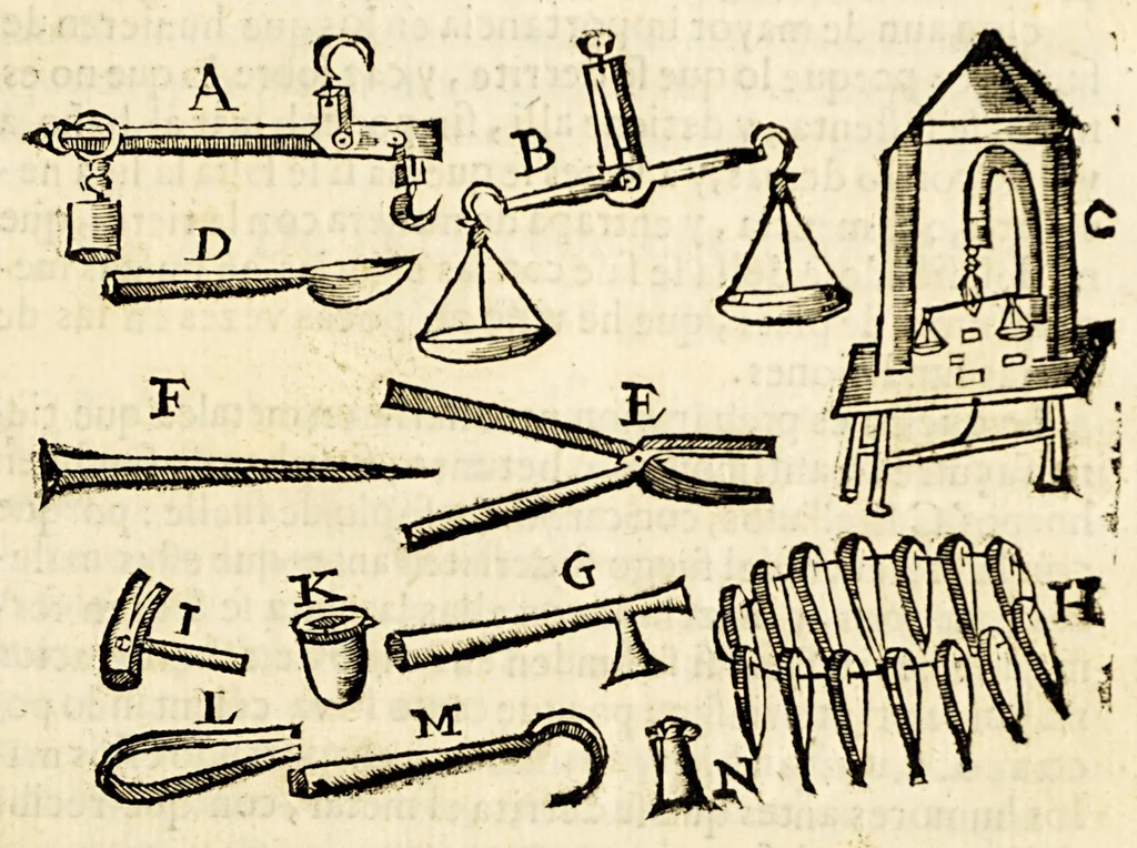 An illustration from Arte de los metales en que se enseña el verdadero beneficio de los de oro, y plata por açogue. : El modo de fundirlos todos, y como se han de refinar, y apartar vnos de otros., 1640, leaf 179