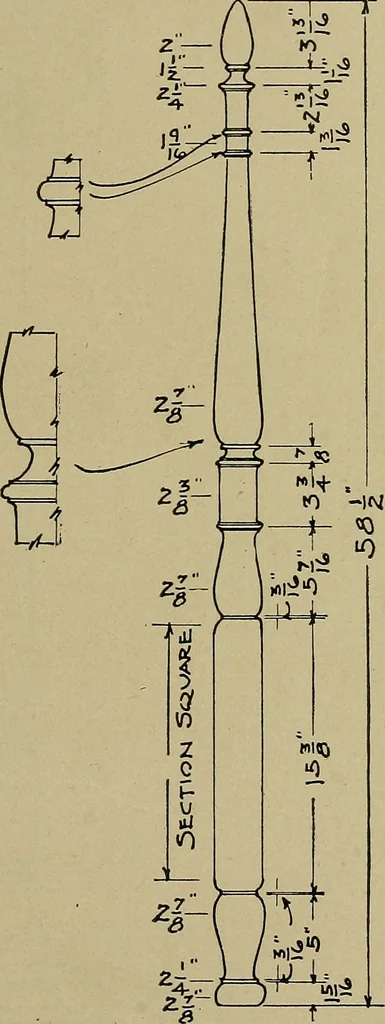 An illustration from Art and education in wood-turning;, 1921, leaf 102