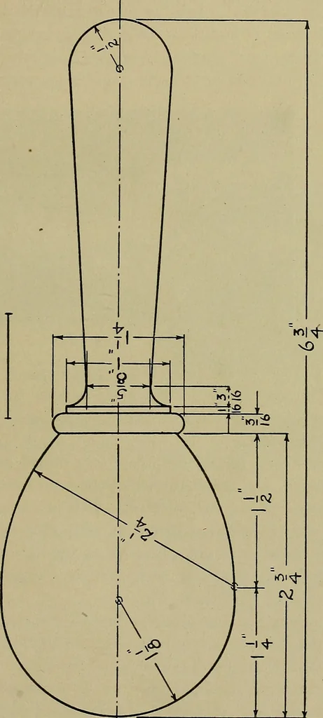 An illustration from Art and education in wood-turning;, 1921, leaf 34