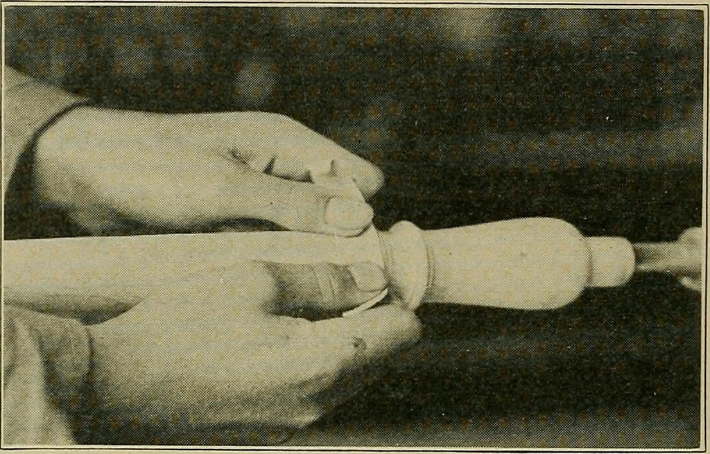 An illustration from Art and education in wood-turning;, 1921, leaf 35