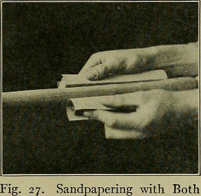 An illustration from Art and education in wood-turning;, 1921, leaf 36