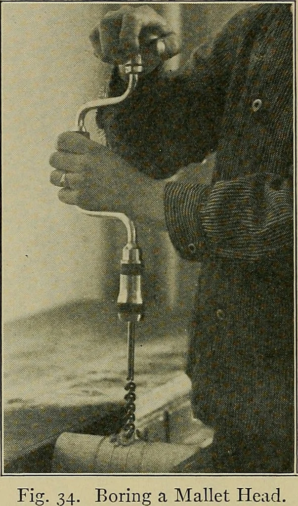An illustration from Art and education in wood-turning;, 1921, leaf 47