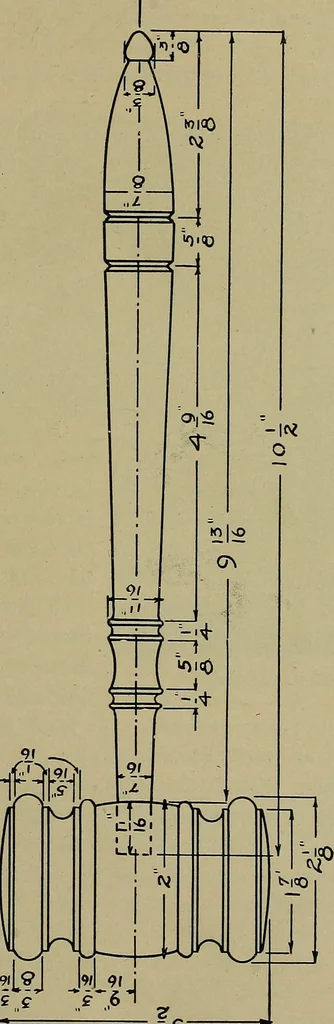 An illustration from Art and education in wood-turning;, 1921, leaf 52
