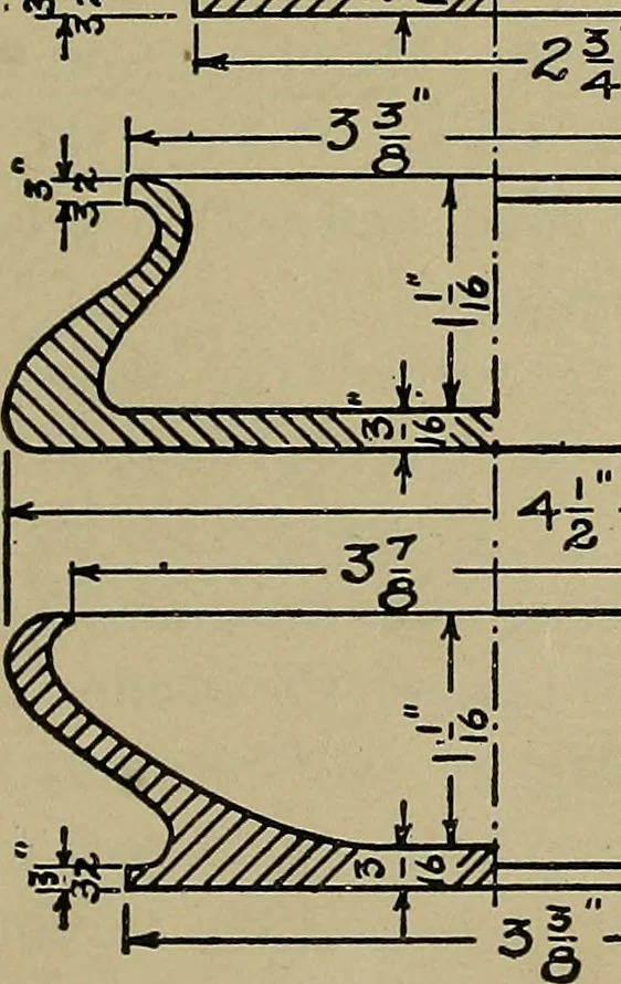 An illustration from Art and education in wood-turning;, 1921, leaf 58