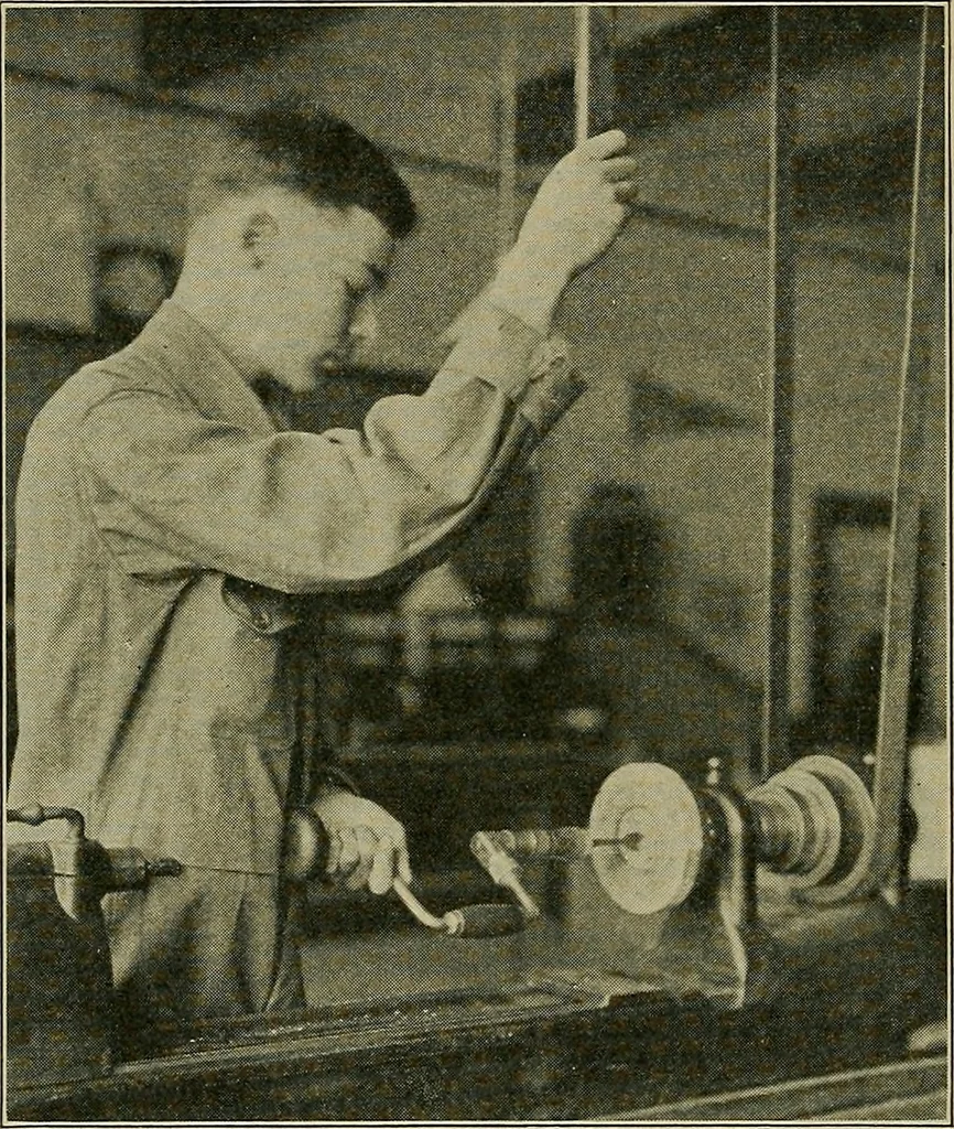 An illustration from Art and education in wood-turning;, 1921, leaf 75
