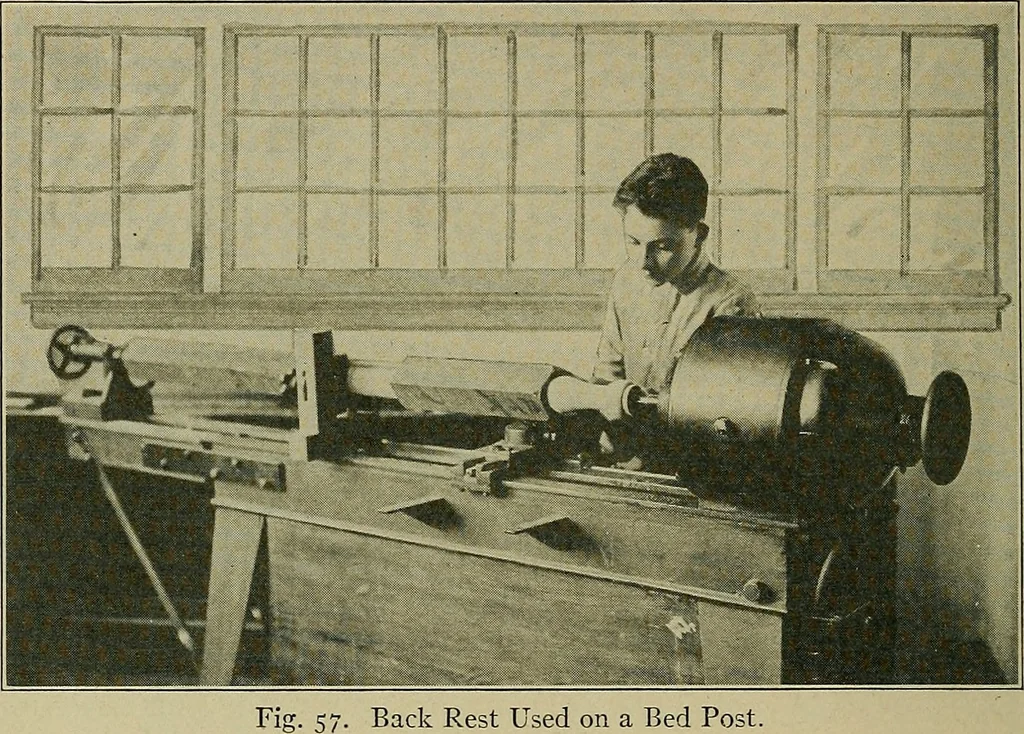 An illustration from Art and education in wood-turning;, 1921, leaf 97