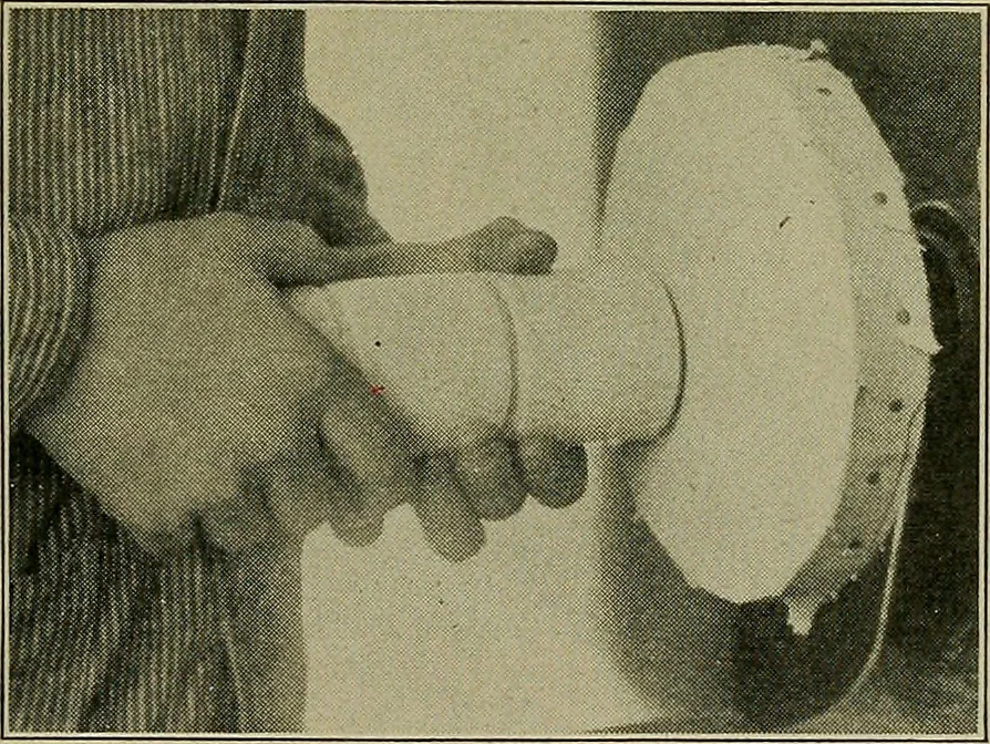 An illustration from Art and education in wood-turning;, 1921, leaf 98