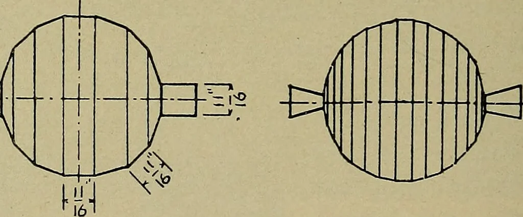 An illustration from Art and education in wood-turning;, 1921, leaf 99