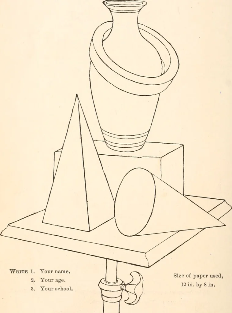 An illustration from Art education, scholastic and industrial., 1872, leaf 465