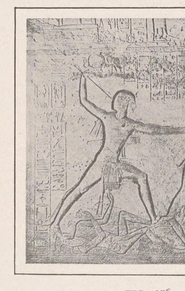 An illustration from Art in Egypt, 1912, leaf 207
