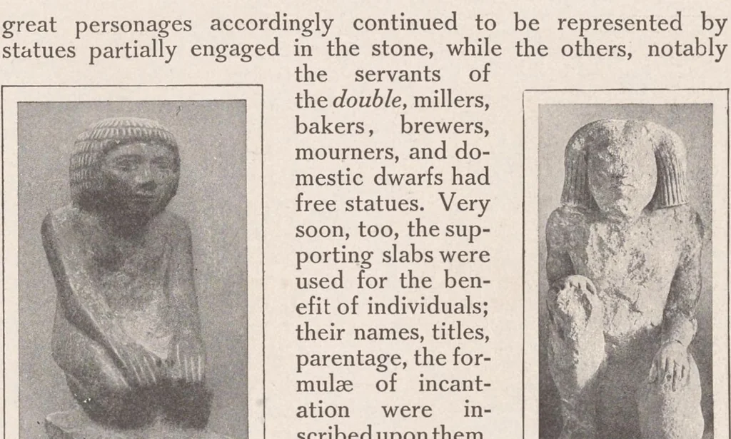 An illustration from Art in Egypt, 1912, leaf 97