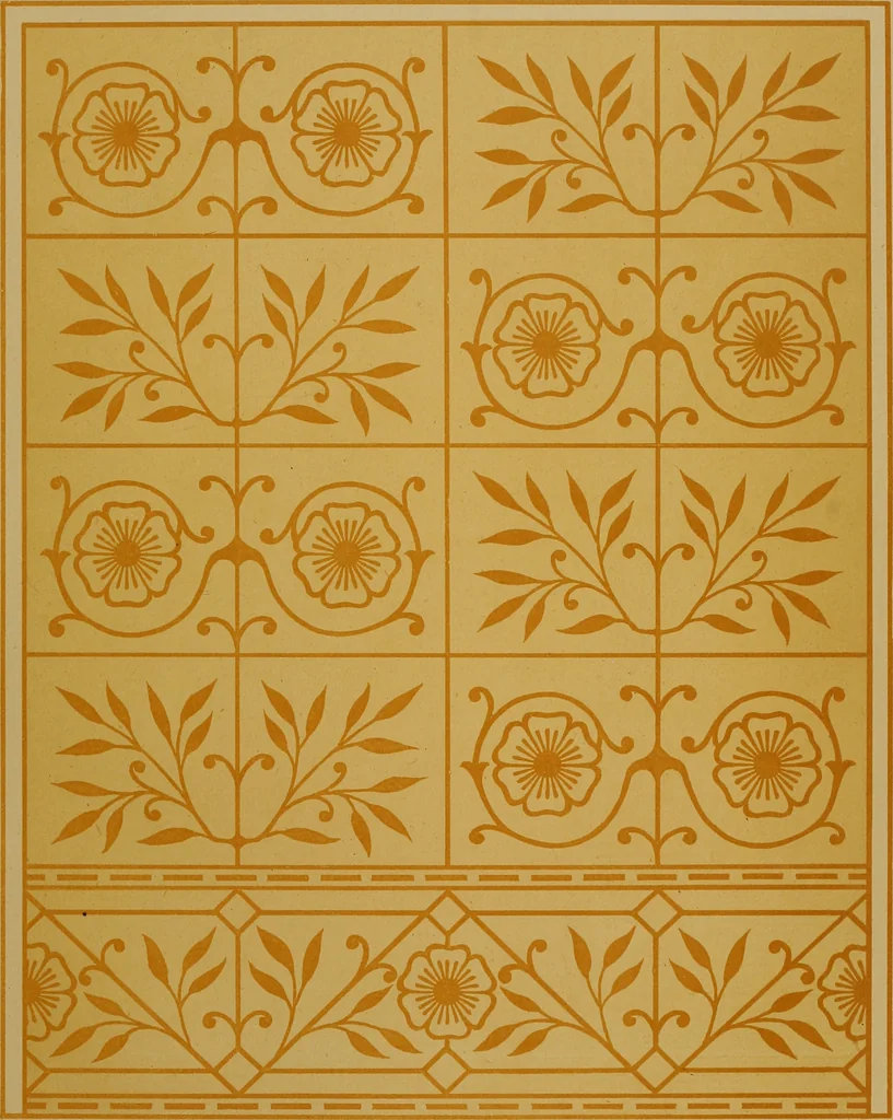 An illustration from Art embroidery: a treatise on the revived practice of decorative needlework, 1878, leaf 106