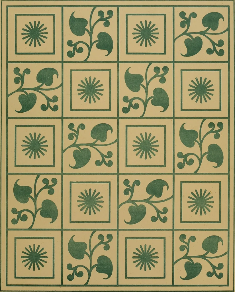 An illustration from Art embroidery: a treatise on the revived practice of decorative needlework, 1878, leaf 110