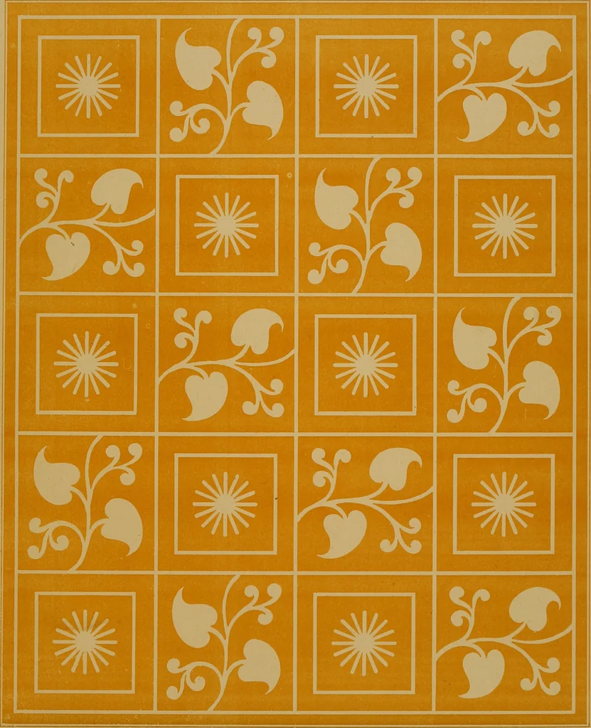 An illustration from Art embroidery: a treatise on the revived practice of decorative needlework, 1878, leaf 112