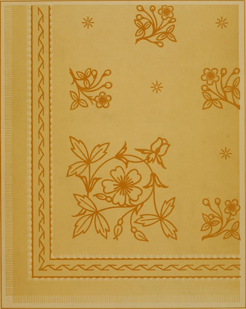An illustration from Art embroidery: a treatise on the revived practice of decorative needlework, 1878, leaf 116