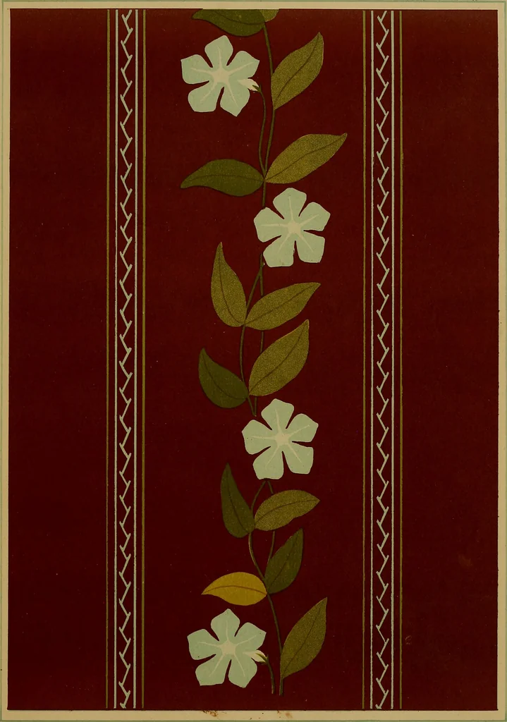 An illustration from Art embroidery: a treatise on the revived practice of decorative needlework, 1878, leaf 128