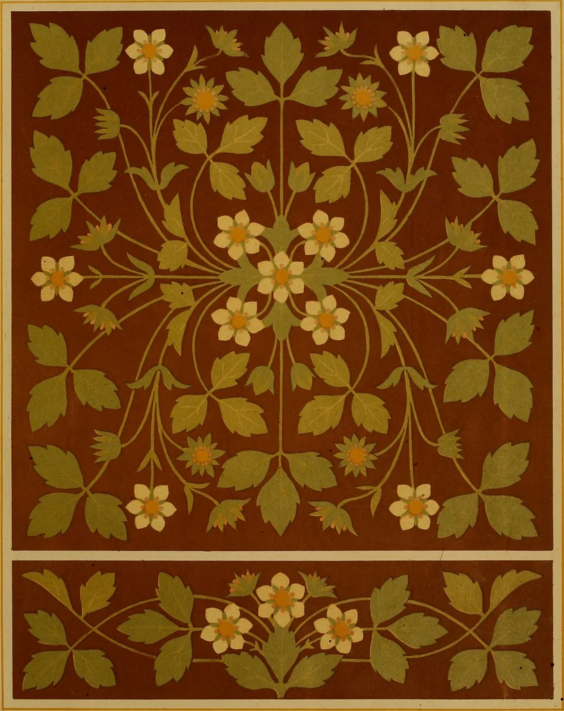 An illustration from Art embroidery: a treatise on the revived practice of decorative needlework, 1878, leaf 88