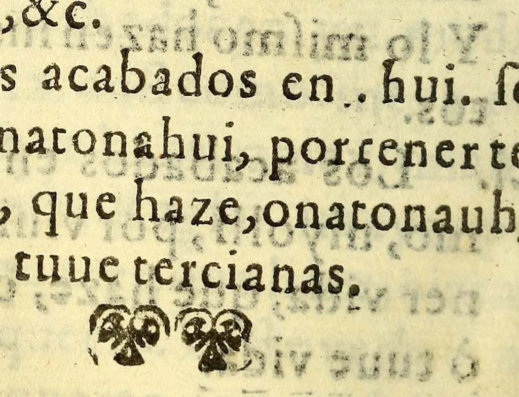 An illustration from Arte mexicano., 1642, leaf 228
