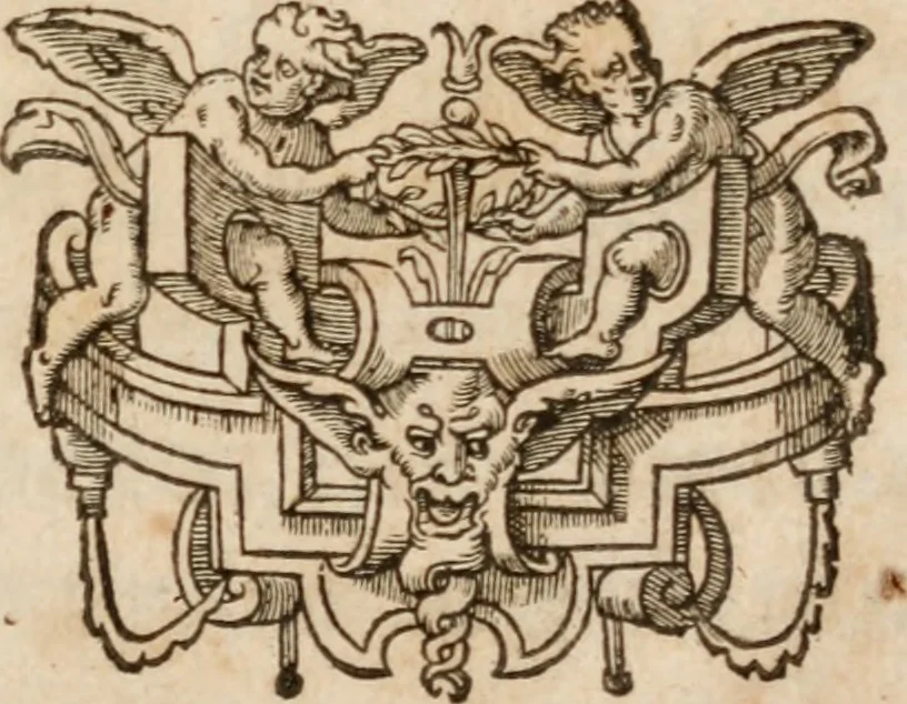 An illustration from Artemidori Daldiani & Achmetis Sereimi f. Oneirocritica, 1603, leaf 4