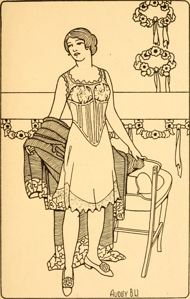 An illustration from The art & ethics of dress, 1915, leaf 100