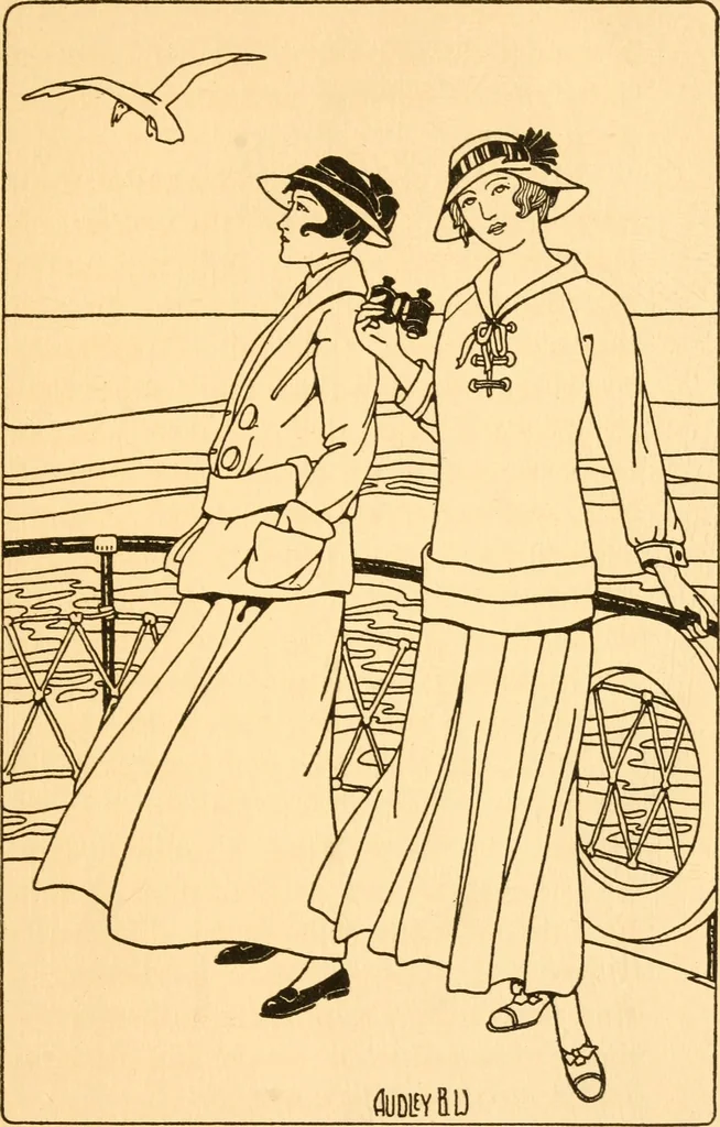 An illustration from The art & ethics of dress, 1915, leaf 32