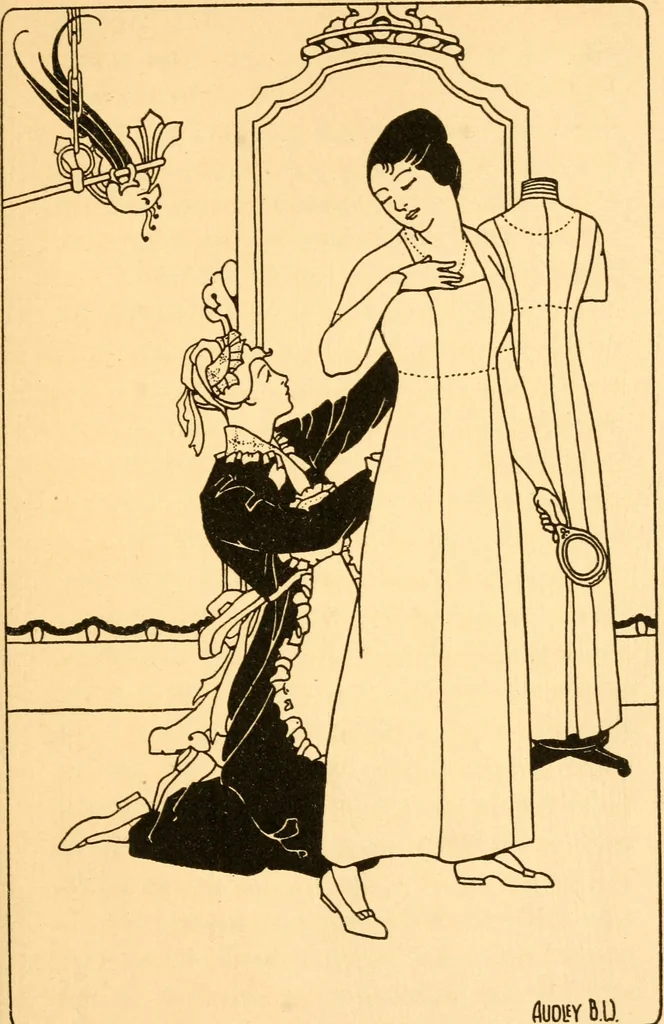 An illustration from The art & ethics of dress, 1915, leaf 46