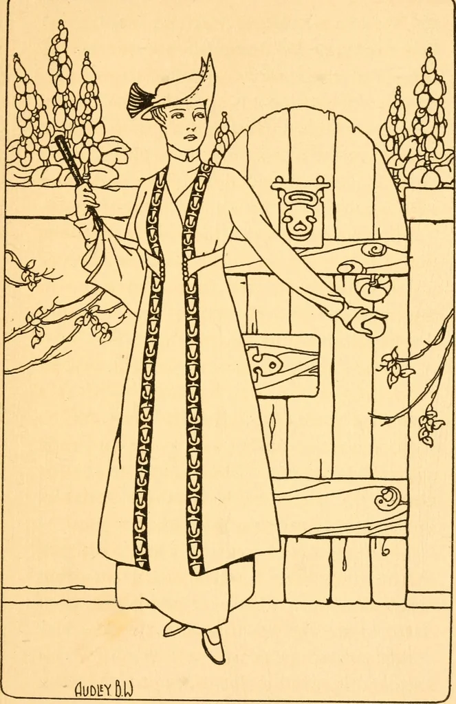 An illustration from The art & ethics of dress, 1915, leaf 60