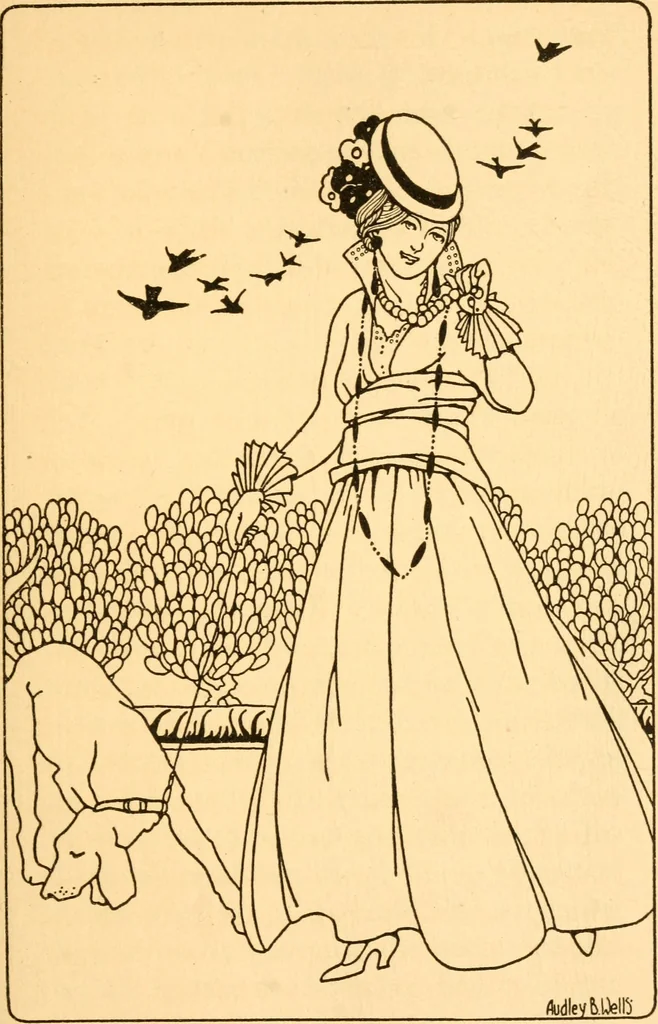 An illustration from The art & ethics of dress, 1915, leaf 68