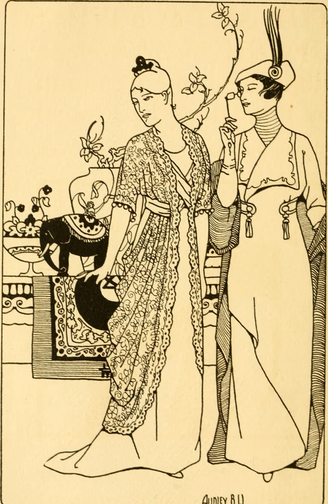 An illustration from The art & ethics of dress, 1915, leaf 7