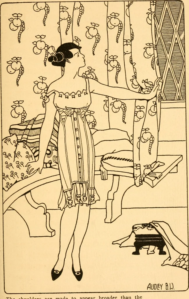 An illustration from The art & ethics of dress, 1915, leaf 84