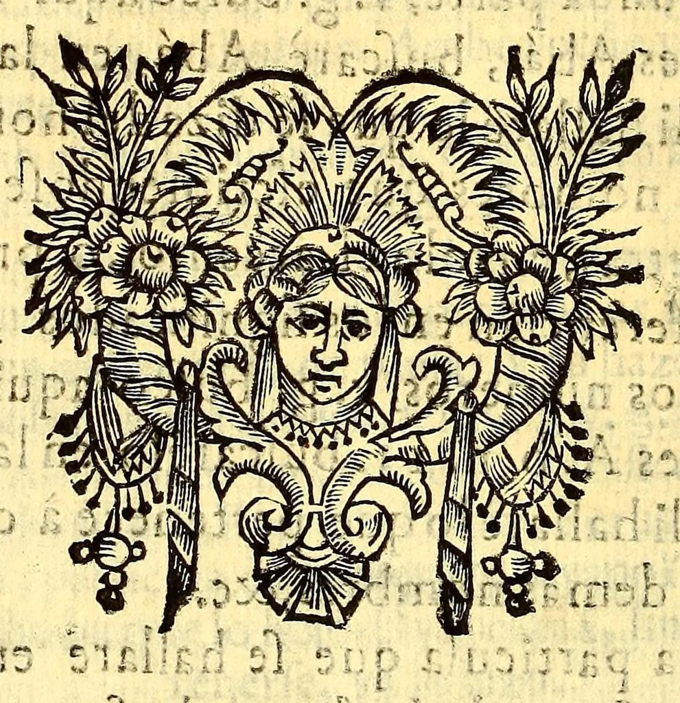 An illustration from Arte, y bocobulario de la lengua guarani., 1640, leaf 122