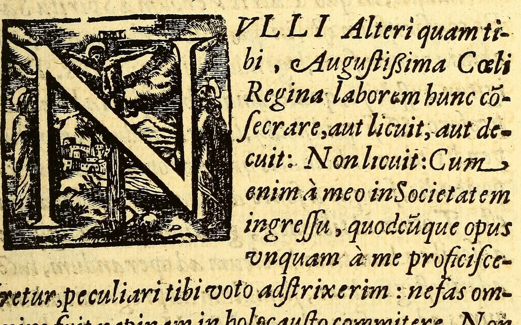 An illustration from Arte, y bocobulario de la lengua guarani., 1640, leaf 19
