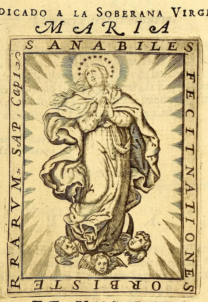 An illustration from Arte, y bocobulario de la lengua guarani., 1640, leaf 9