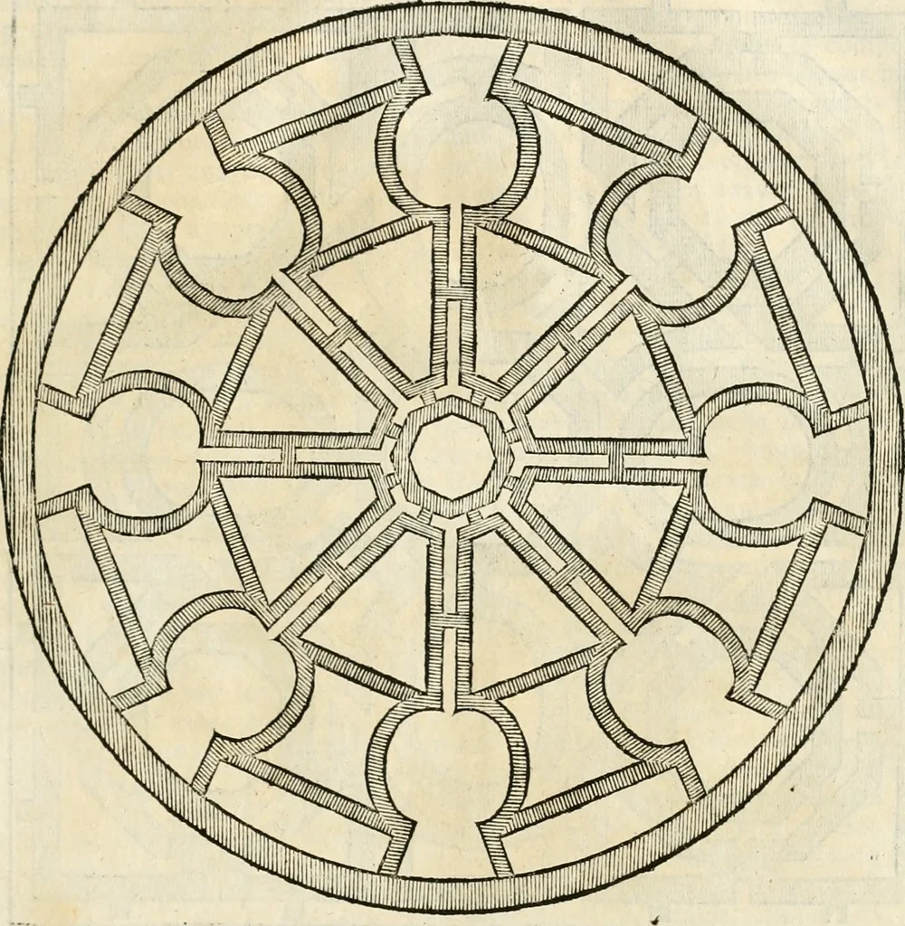 An illustration from Arte y uso de arquitectura, 1796, leaf 158